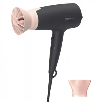 Philips 3000 sērija BHD350/10 matu žāvētājs, DC, Melna, Rozā, Piekarināšanas gredzens, 1.8 m, 2100 W, 220 - 240 V