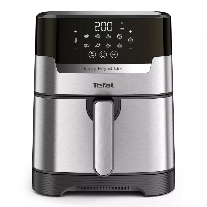 Tefal Easy Fry & Grill EY505D Viena 4,2 L Brīvstāvoša 1550 W Karstā gaisa fritieris Nerūsējošais tērauds