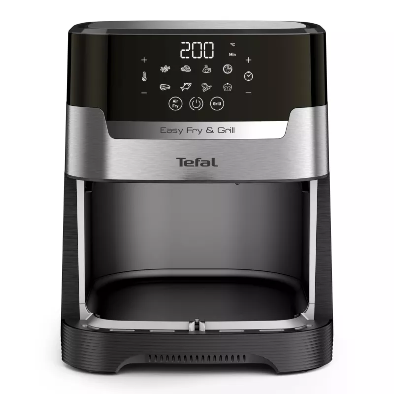 Tefal Easy Fry & Grill EY505D Viena 4,2 L Brīvstāvoša 1550 W Karstā gaisa fritieris Nerūsējošais tērauds
