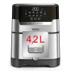 Tefal Easy Fry & Grill EY505D Viena 4,2 L Brīvstāvoša 1550 W Karstā gaisa fritieris Nerūsējošais tērauds