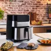Tefal Easy Fry & Grill EY505D Viena 4,2 L Brīvstāvoša 1550 W Karstā gaisa fritieris Nerūsējošais tērauds