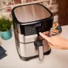 Tefal Easy Fry & Grill EY505D Viena 4,2 L Brīvstāvoša 1550 W Karstā gaisa fritieris Nerūsējošais tērauds