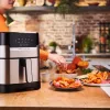 Tefal Easy Fry & Grill EY505D Viena 4,2 L Brīvstāvoša 1550 W Karstā gaisa fritieris Nerūsējošais tērauds
