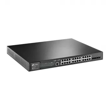 TP-Link Omada 28 portu Gigabit L2+ pārvaldāms slēdzis ar 24 portu PoE+