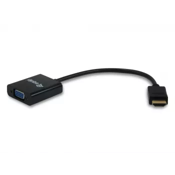 Equip HDMI to HD15 VGA Adapter, HDMI Tips A (Standard), VGA (D-Sub), Male, Female, Straight, Straight