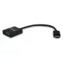 Equip HDMI to HD15 VGA Adapter, HDMI Tips A (Standard), VGA (D-Sub), Male, Female, Straight, Straight