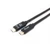 Equip USB 3.2 Gen 1x1 Type-C to C, M/M, 2,0 m, 2 m, USB C, USB C, USB 3.2 Gen 1 (3.1 Gen 1), 5 Gbit/s, Melns