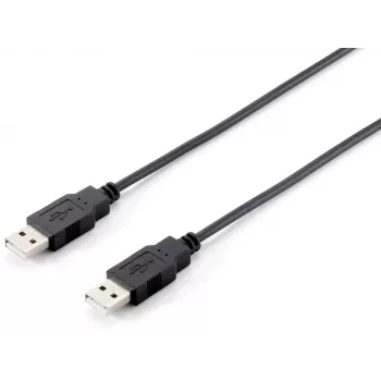 Equip USB 2.0 Type A kabelis, 1,8 m, melns