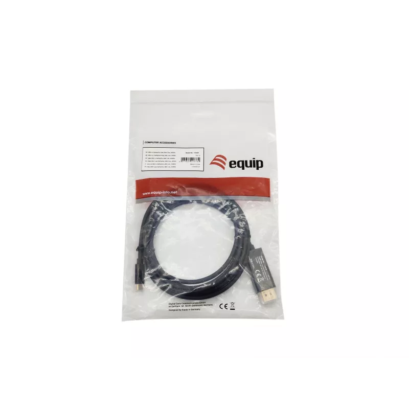 Equip USB-C uz DisplayPort kabelis, vīr./vīr., 3,0 m, 4K/60Hz