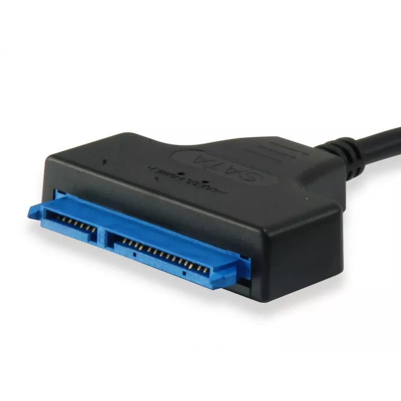 Equip USB Type C to SATA kabelis, melns, 6 Gbit/s, 50 mm, 150 mm, 500 mm, 50 g