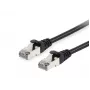 Patch kabelis Equip Cat.6 S/FTP RJ-45 2,0 m Melns