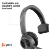 HP Poly Voyager 4310 Microsoft Teams sertificēta USB-A austiņa + BT700 dongle