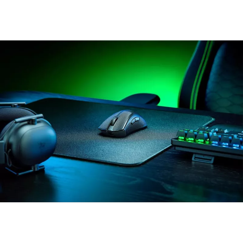 RAZER Deathadder V3 Pro Ergonomic Wireless / Wired Gaming pele Melns