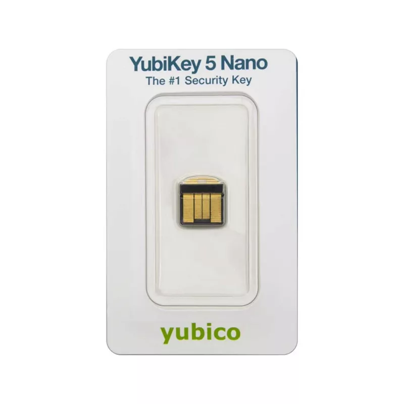 Drošības atslēga Yubico YubiKey 5 Nano