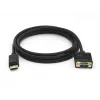 Equip DisplayPort vīriešu uz VGA (HD15) vīriešu kabelis, 2 m, VGA (D-Sub), DisplayPort, vīriešu, vīriešu, taisns