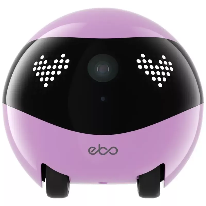 Uzraudzības robots Enabot EBO AIR 2 — mobilā mājas kamera, rozā