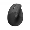 LOGITECH Lift For Business bezvadu pele kreisajai rokai, grafīta/melna