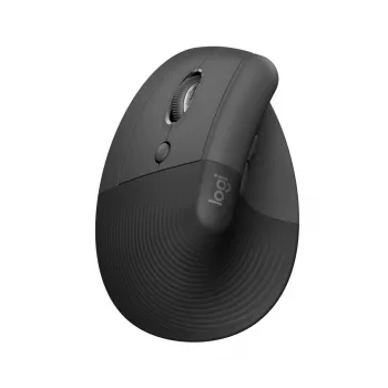 LOGITECH Lift For Business bezvadu pele kreisajai rokai, grafīta/melna