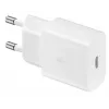 Mobilās ierīces lādētājs Samsung EP-T1510NWEGEU, 15 W USB-C, 100–240 V maiņstrāva, iekštelpām, balts