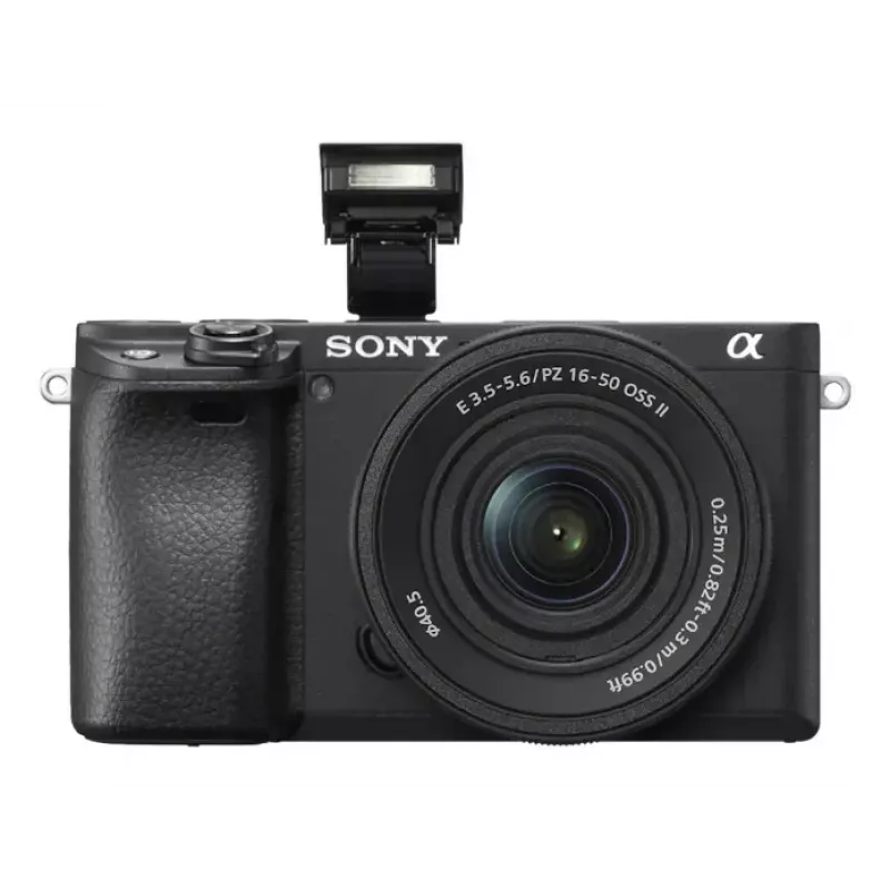 Kameras Sony α ILCE-6400AK 24.2 MP 4K Ultra HD Melna