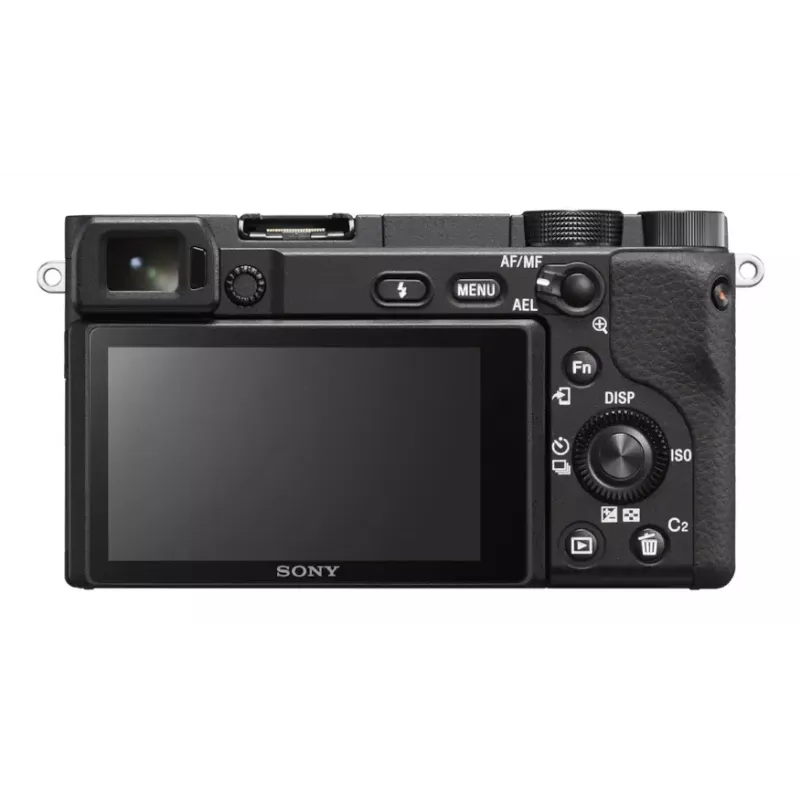 Kameras Sony α ILCE-6400AK 24.2 MP 4K Ultra HD Melna