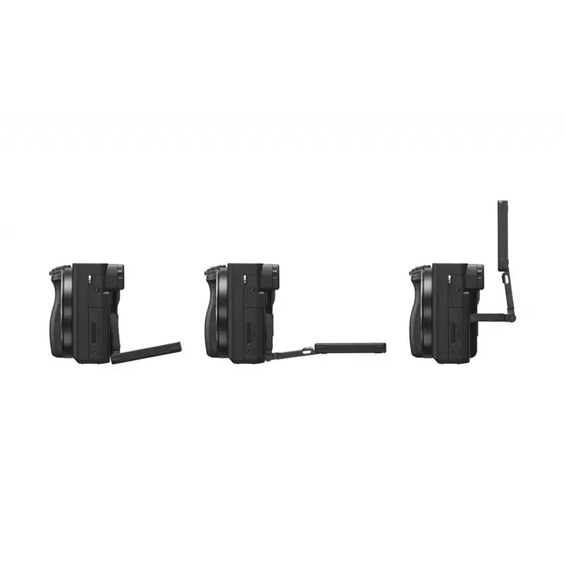 Kameras Sony α ILCE-6400AK 24.2 MP 4K Ultra HD Melna