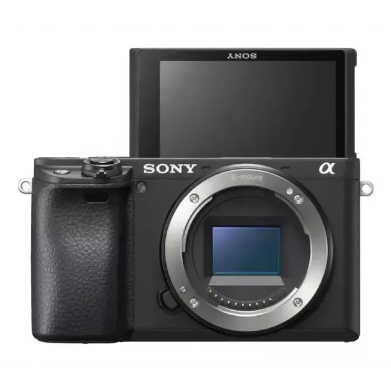 Kameras Sony α ILCE-6400AK 24.2 MP 4K Ultra HD Melna