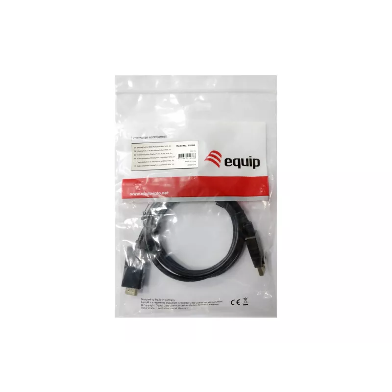 Equip DisplayPort uz HDMI adaptera kabelis, 3 m