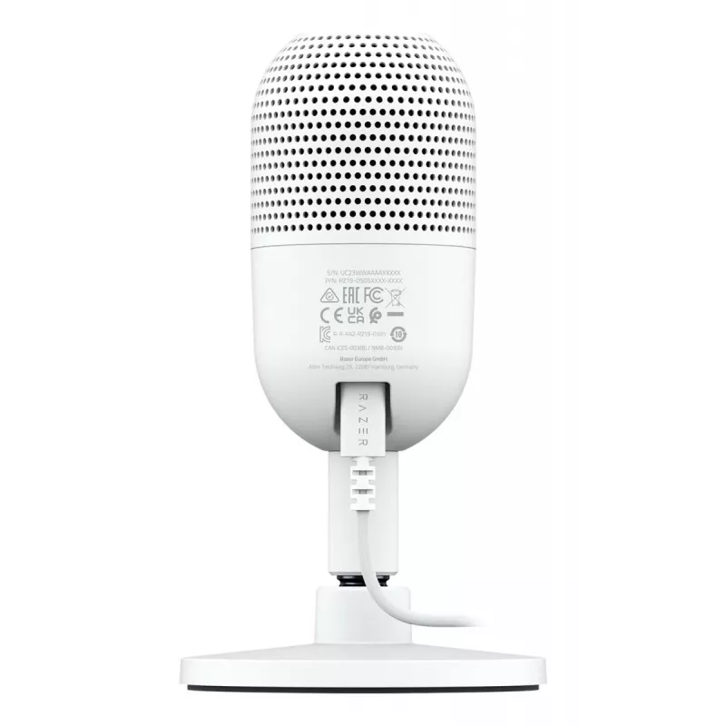 RAZER Seiren V3 Mini galda mikrofons — balts
