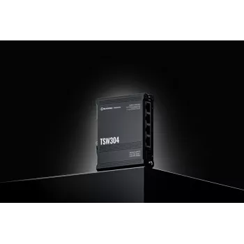 TELTONIKA Tsw304 rūpniecisks nevadāms 4-portu Gigabit Ethernet slēdzis