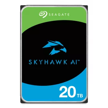 Seagate SkyHawk AI ST20000VE004 iekšējais cietais disks 20 TB 7200 RPM 512 MB 3,5 collas Serial ATA III