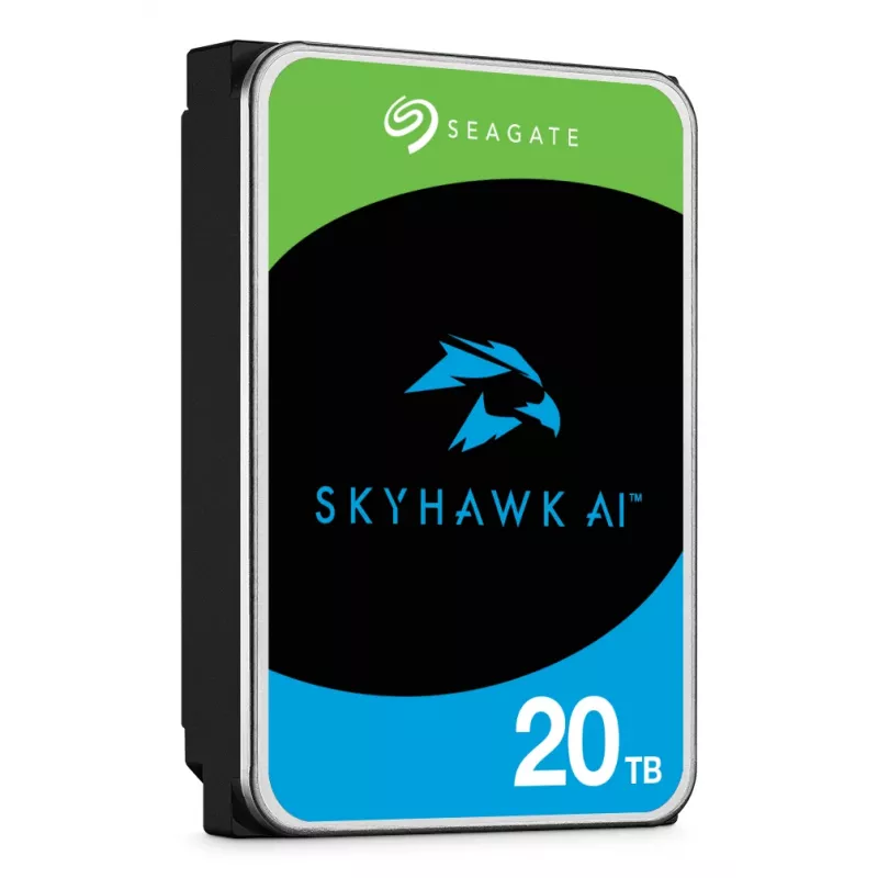Seagate SkyHawk AI ST20000VE004 iekšējais cietais disks 20 TB 7200 RPM 512 MB 3,5 collas Serial ATA III
