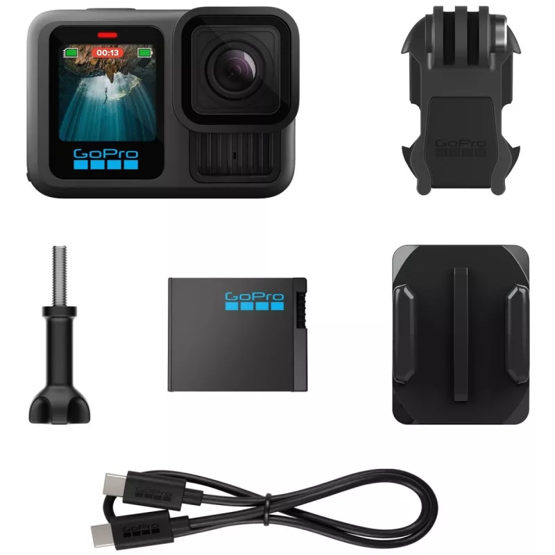 GOPRO Hero 13 kamera melna, sporta darbībām (chdhx-131-rw)