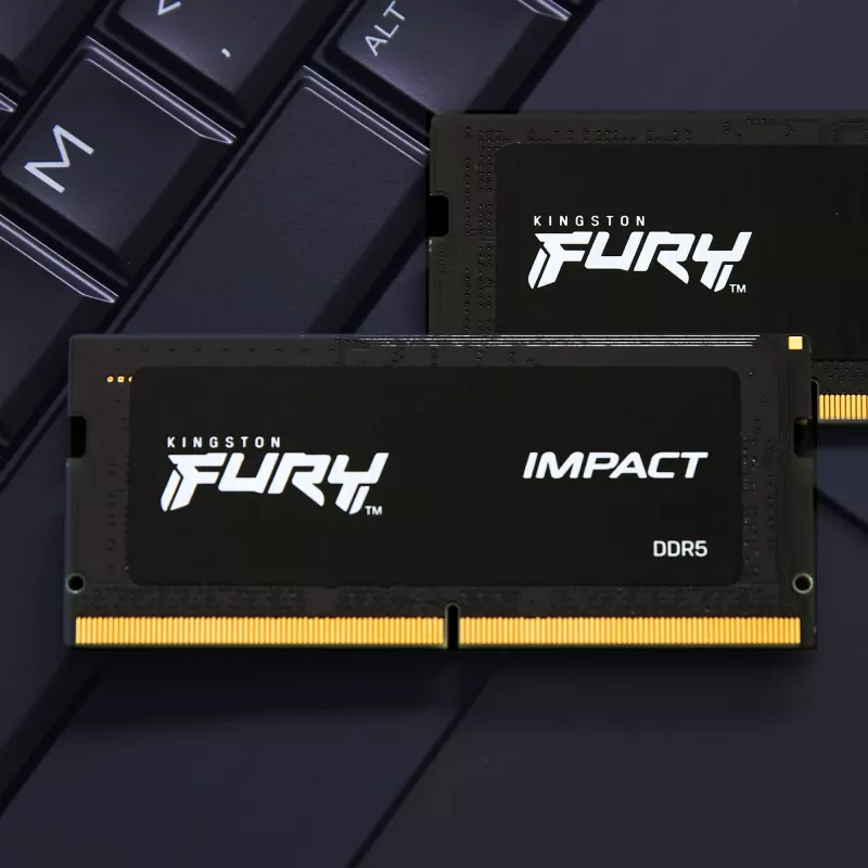 Kingston Technology FURY 64GB 4800MT/s DDR5 CL38 SODIMM (2 gab. komplekts) Impact