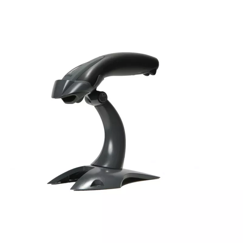 HONEYWELL Barcode Scanner Voyager 1200g USB Kit - Includes Melns Scanner 1200g & Rigid Presentation Stand & Coiled USB Type A kabelis 3m