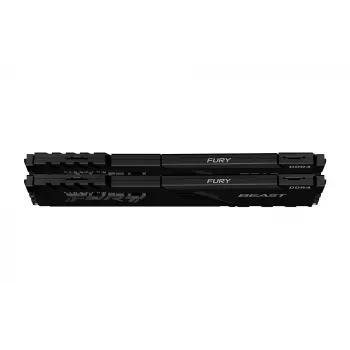 Kingston Technology FURY Beast 32GB 3600MT/s DDR4 CL18 DIMM (2 gab. komplekts) Melns