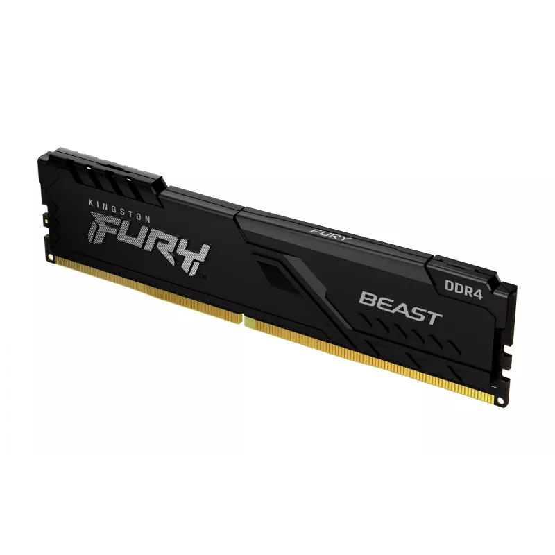 Kingston Technology FURY Beast 32GB 3600MT/s DDR4 CL18 DIMM Melns