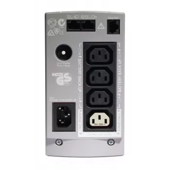 APC Back-UPS, 350VA/210W, Tornis, 230V, 4x IEC C13 kontaktligzdas, lietotāja nomaināms akumulators