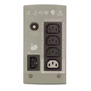 APC Back-UPS CS 325 bez SW nepārtrauktās barošanas avots (UPS) 0,325 kVA 210 W