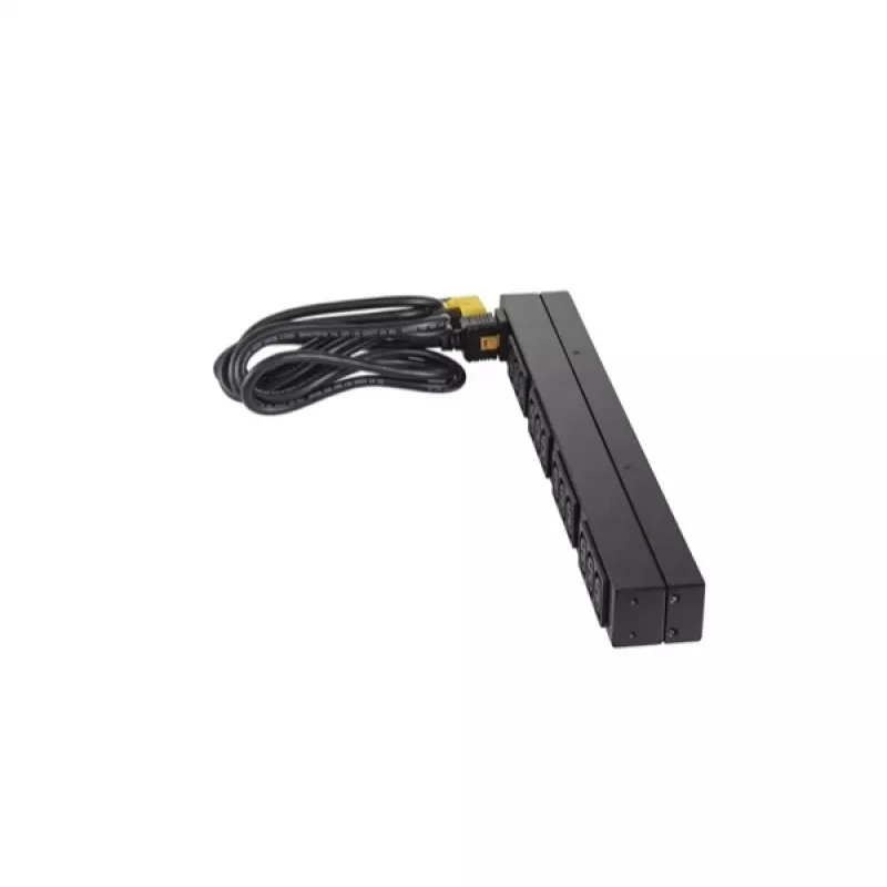 APC NetShelter Basic Rack PDU, 1U, 1PH, 3,7kW 230V 16A vai 3,3kW 208V 16A, x12 C13 rozetes, C20 vads