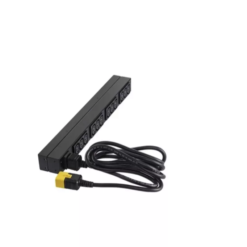 APC NetShelter Basic Rack PDU, 1U, 1PH, 3,7kW 230V 16A vai 3,3kW 208V 16A, x12 C13 rozetes, C20 vads