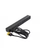 APC NetShelter Basic Rack PDU, 1U, 1PH, 3,7kW 230V 16A vai 3,3kW 208V 16A, x12 C13 rozetes, C20 vads