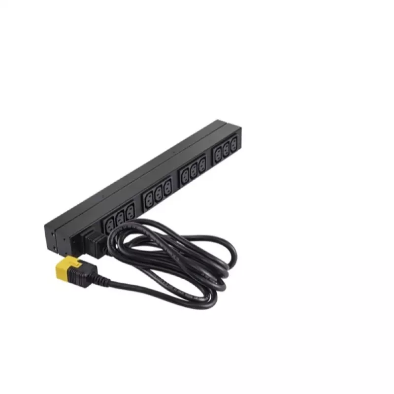 APC NetShelter Basic Rack PDU, 1U, 1PH, 3,7kW 230V 16A vai 3,3kW 208V 16A, x12 C13 rozetes, C20 vads