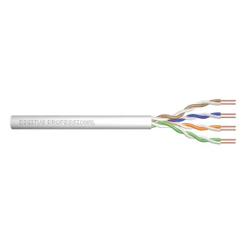 DIGITUS Ethernet kabelis - Cat 5e - U/UTP - AWG 24/1 - 305 m - Pelēks