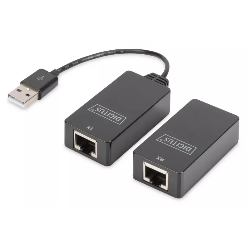 DIGITUS USB 1.1 pagarinātājs pa Cat5/5e/6