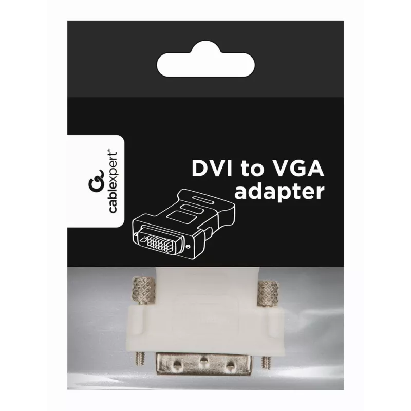 GEMBIRD Adapteris DVI-A spraudnis uz VGA 15-pin HD (3 rindas) sievišķais