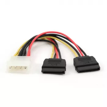 GEMBIRD strāvas kabelis 15cm 2xSATA/ lieltirgojuma iepakojums (cc-sata-psy)
