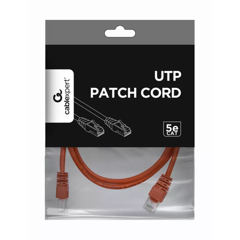 GEMBIRD ielāpu vads - Cat 5e - UTP - 1 m - sarkans