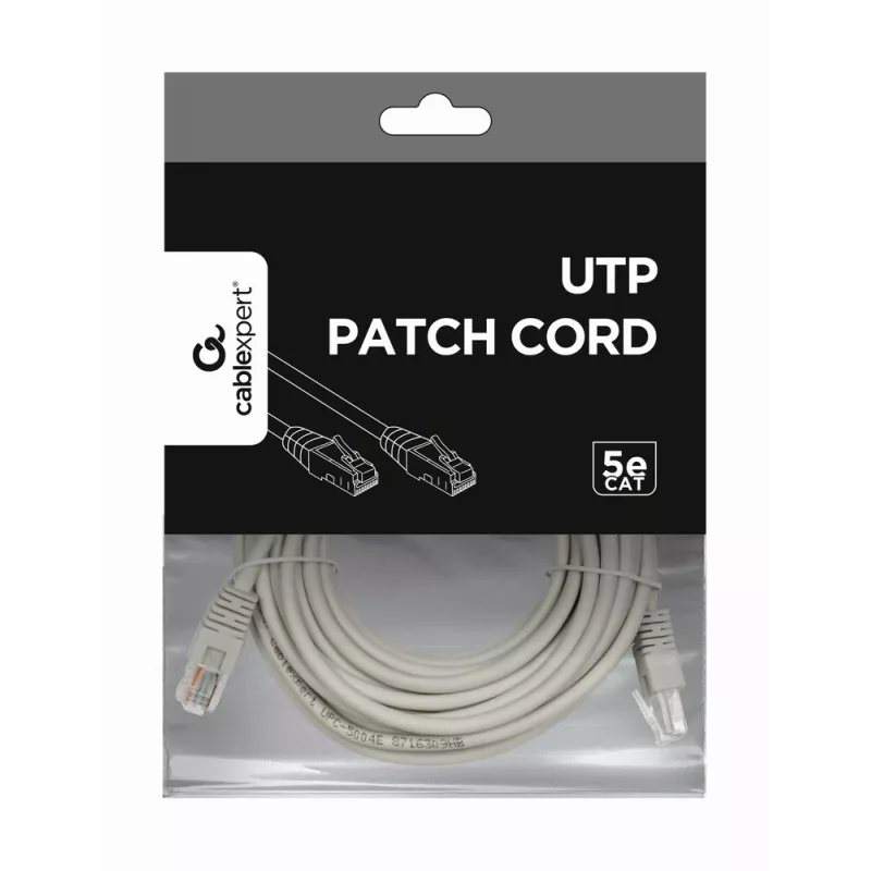 Tīkla kabelis GEMBIRD PP12-7.5M, 7,5 m, RJ-45 uz RJ-45, balts