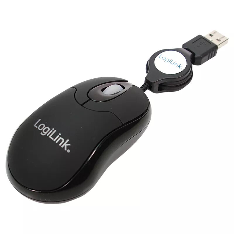 Pele LogiLink ID0016 USB Type-A Optiska Piemērota abām rokām